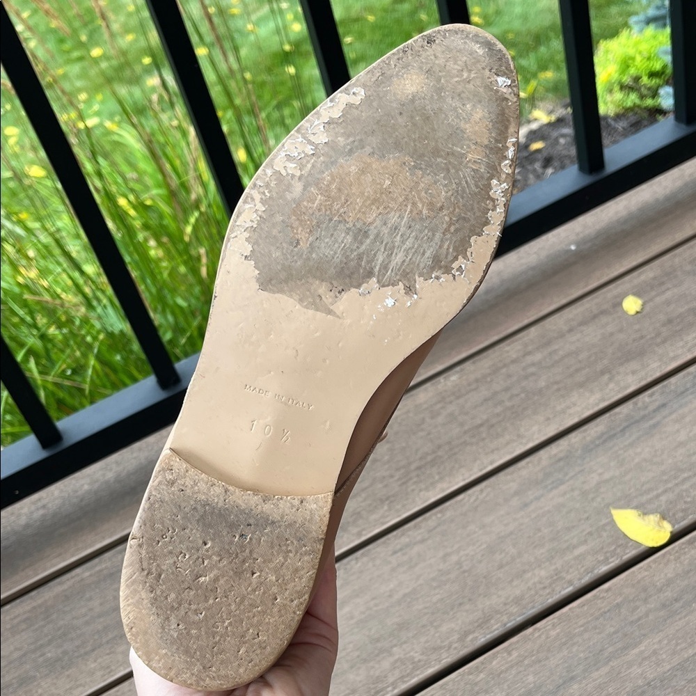 Everlane The Modern Oxford Blush Creme Leather Derby Shoes - Size 10.5 - Picture 8 of 16